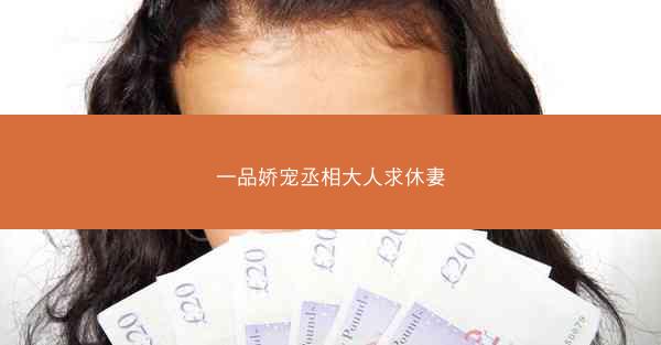 一品娇宠丞相大人求休妻