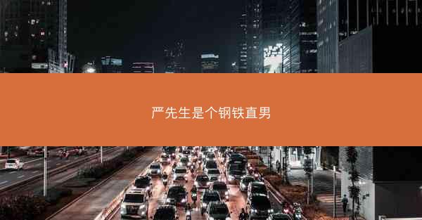 严先生是个钢铁直男