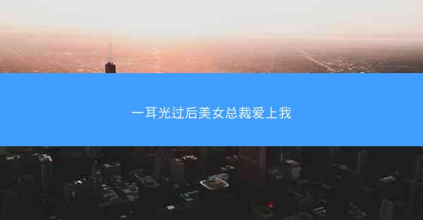 一耳光过后美女总裁爱上我
