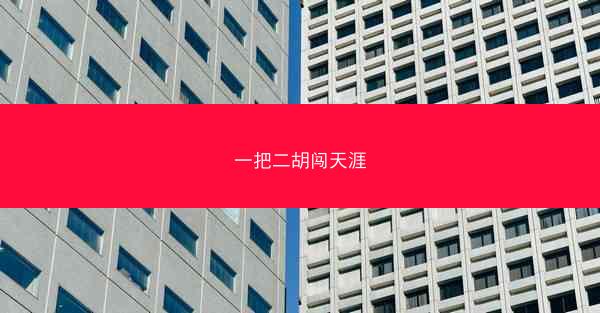 一把二胡闯天涯