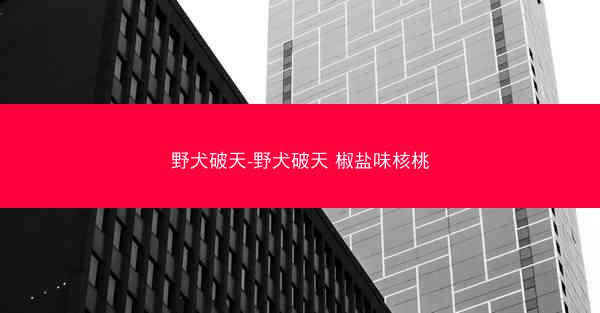 野犬破天-野犬破天 椒盐味核桃