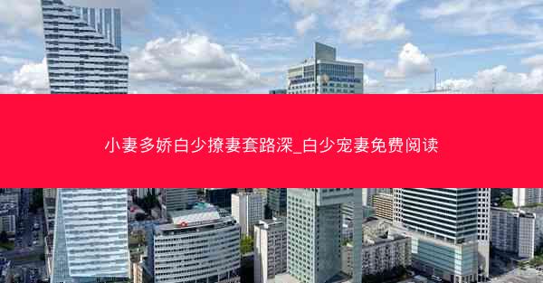 小妻多娇白少撩妻套路深_白少宠妻免费阅读