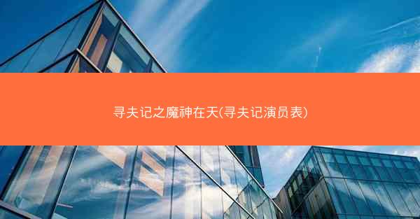 寻夫记之魔神在天(寻夫记演员表)