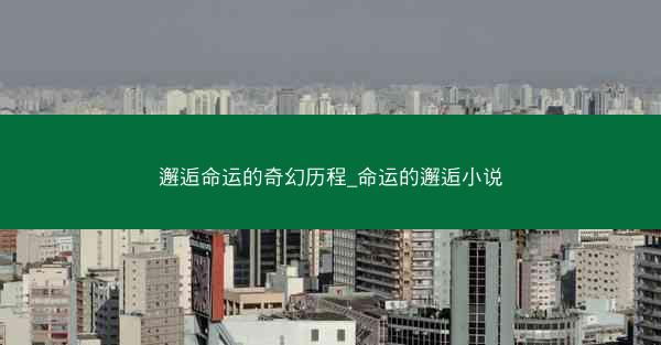 邂逅命运的奇幻历程_命运的邂逅小说