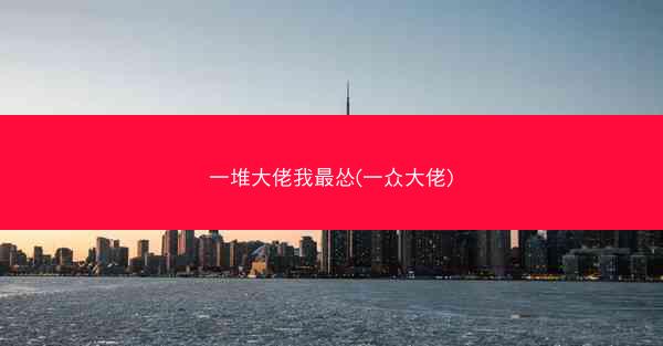 一堆大佬我最怂(一众大佬)