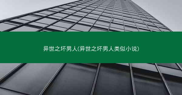 异世之坏男人(异世之坏男人类似小说)