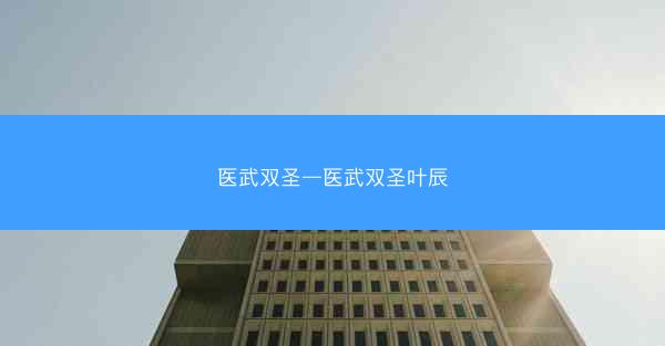医武双圣—医武双圣叶辰
