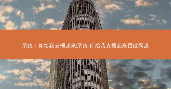 系统：你给我支楞起来;系统-你给我支楞起来百度网盘