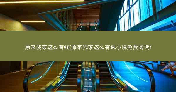 原来我家这么有钱(原来我家这么有钱小说免费阅读)