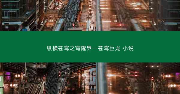 纵横苍穹之穹隆界—苍穹巨龙 小说