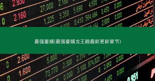 最强豪婿(最强豪婿龙王殿最新更新章节)