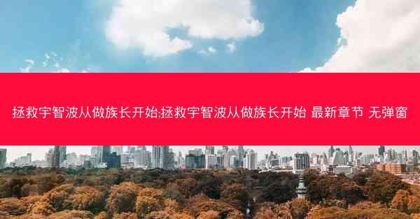 拯救宇智波从做族长开始;拯救宇智波从做族长开始 最新章节 无弹窗