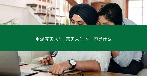 重温完美人生_完美人生下一句是什么
