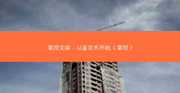 掌控文娱：从鉴定术开始,《掌控》
