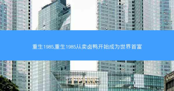 重生1985,重生1985从卖卤鸭开始成为世界首富