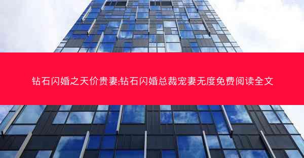 钻石闪婚之天价贵妻;钻石闪婚总裁宠妻无度免费阅读全文