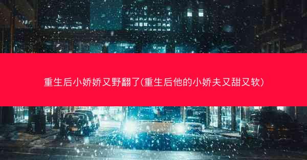 重生后小娇娇又野翻了(重生后他的小娇夫又甜又软)