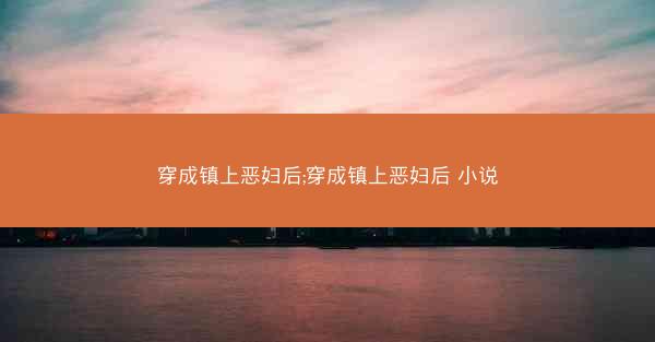 穿成镇上恶妇后;穿成镇上恶妇后 小说
