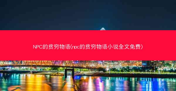 NPC的贫穷物语(npc的贫穷物语小说全文免费)