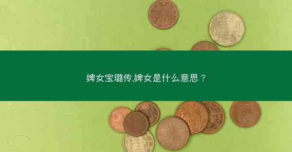 婢女宝璐传,婢女是什么意思？