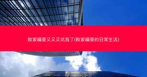 败家福晋又又又坑我了(败家福晋的日常生活)