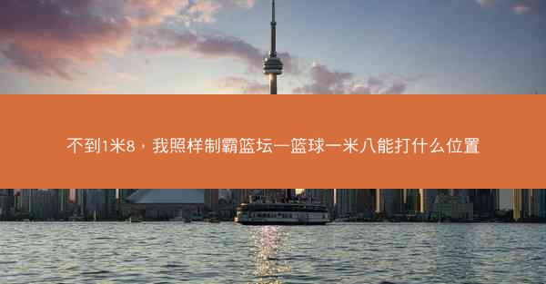不到1米8，我照样制霸篮坛—篮球一米八能打什么位置