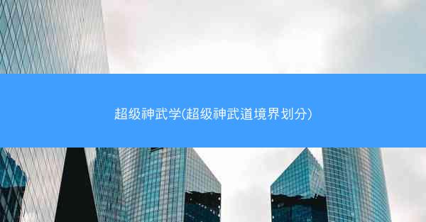超级神武学(超级神武道境界划分)