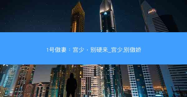 1号傲妻：宫少，别硬来_宫少,别傲娇
