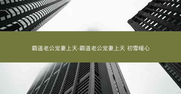 霸道老公宠妻上天-霸道老公宠妻上天 初雪暖心