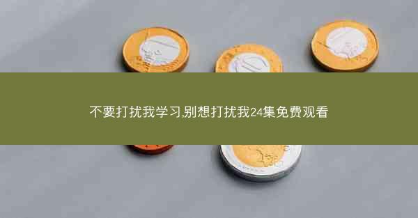 不要打扰我学习,别想打扰我24集免费观看