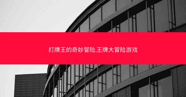 打牌王的奇妙冒险,王牌大冒险游戏