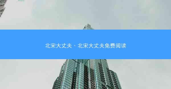 北宋大丈夫、北宋大丈夫免费阅读