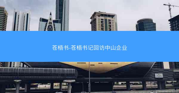 苍梧书-苍梧书记回访中山企业
