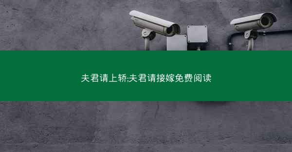 夫君请上轿;夫君请接嫁免费阅读