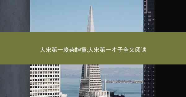 大宋第一废柴神童;大宋第一才子全文阅读