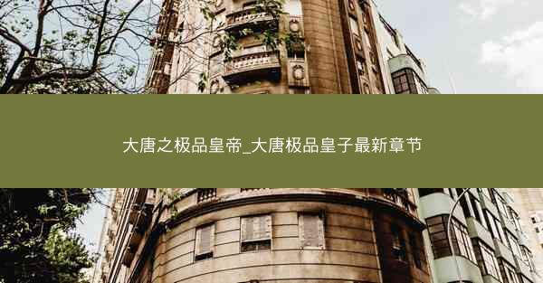大唐之极品皇帝_大唐极品皇子最新章节