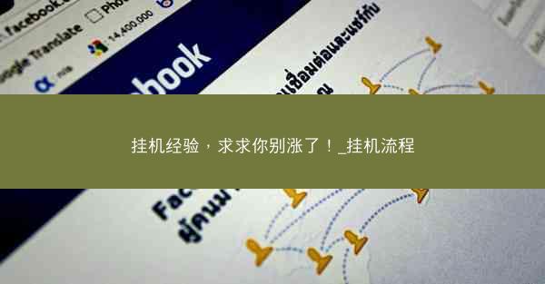 挂机经验，求求你别涨了！_挂机流程