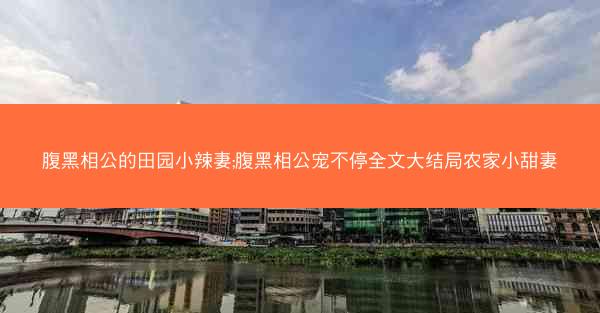 腹黑相公的田园小辣妻;腹黑相公宠不停全文大结局农家小甜妻