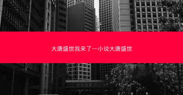 大唐盛世我来了—小说大唐盛世