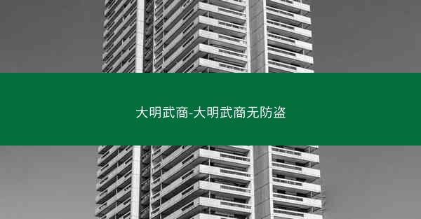 大明武商-大明武商无防盗