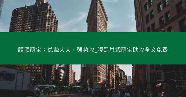 腹黑萌宝：总裁大人，强势攻_腹黑总裁萌宝助攻全文免费