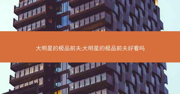 大明星的极品前夫;大明星的极品前夫好看吗
