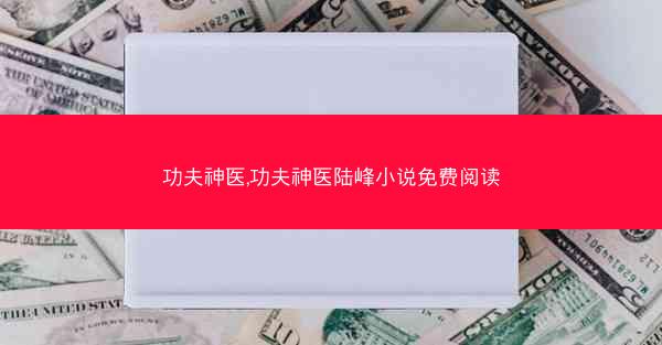 功夫神医,功夫神医陆峰小说免费阅读