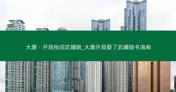 大唐：开局抢回武媚娘_大唐开局娶了武媚娘书海阁