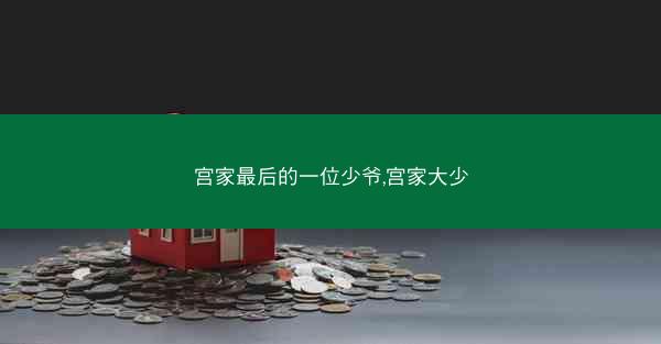 宫家最后的一位少爷,宫家大少