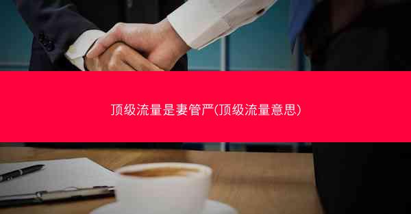 顶级流量是妻管严(顶级流量意思)