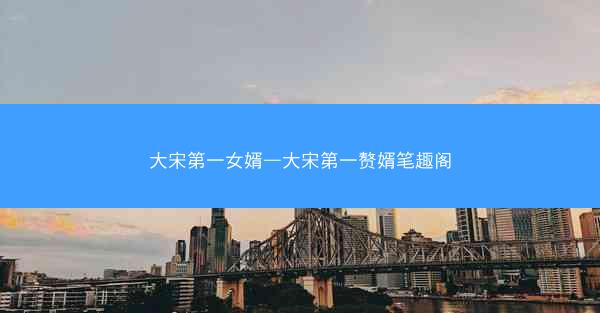 大宋第一女婿—大宋第一赘婿笔趣阁