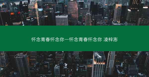 怀念青春怀念你—怀念青春怀念你 凌梓浵