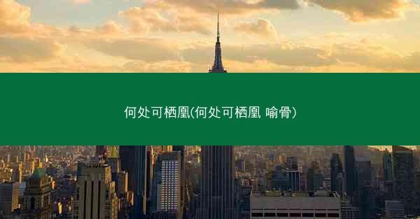何处可栖凰(何处可栖凰 喻骨)