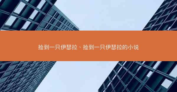 捡到一只伊瑟拉、捡到一只伊瑟拉的小说